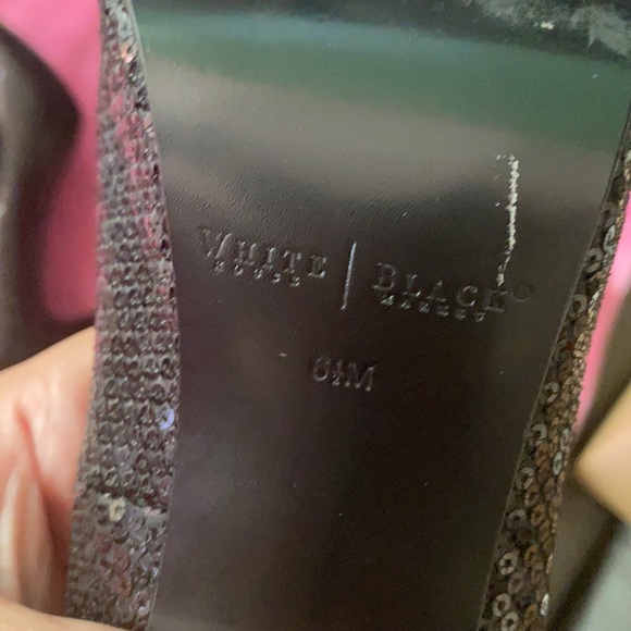 WHBM Black Peep toe heels - Picture 5 of 5